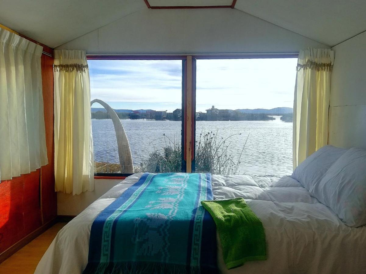 Puno Habitación Vista al Lago Exterior foto