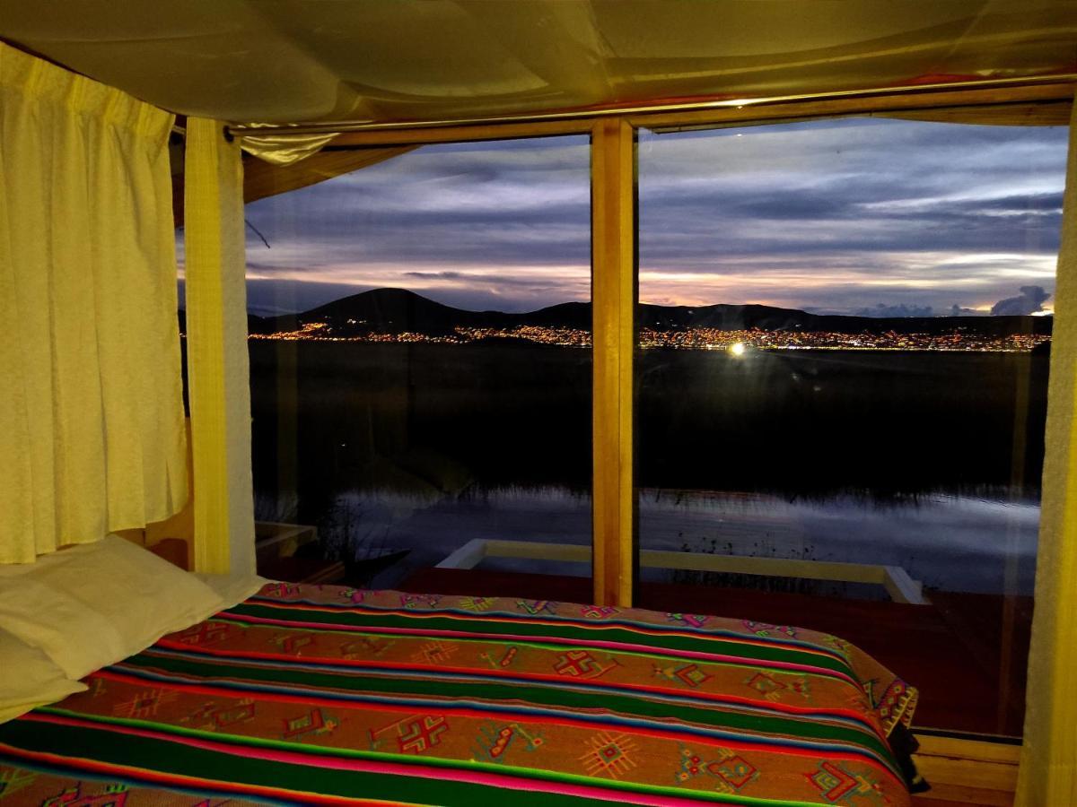 Puno Habitación Vista al Lago Exterior foto